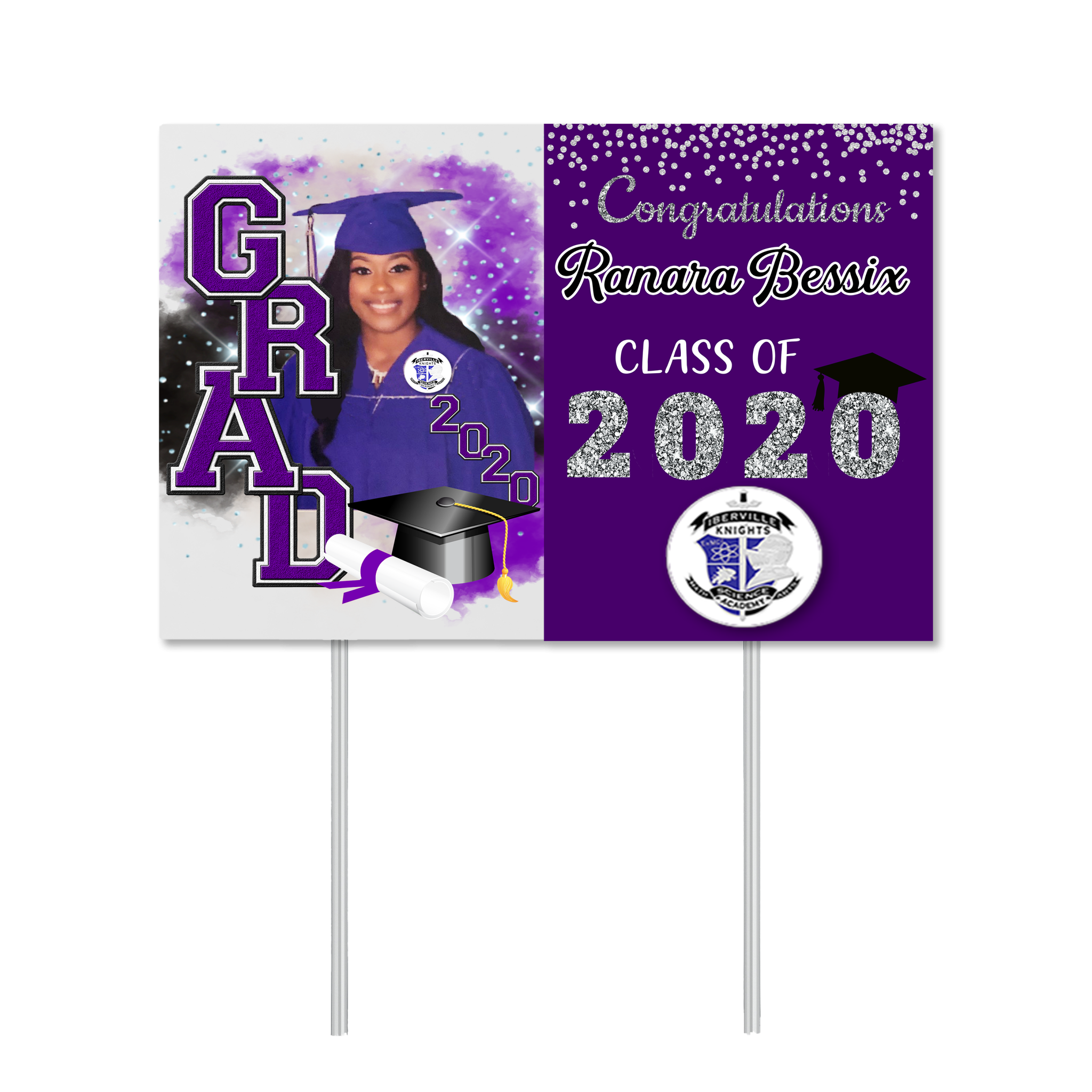 Graduation Yard Sign, Lawn Sign, High School Graduation